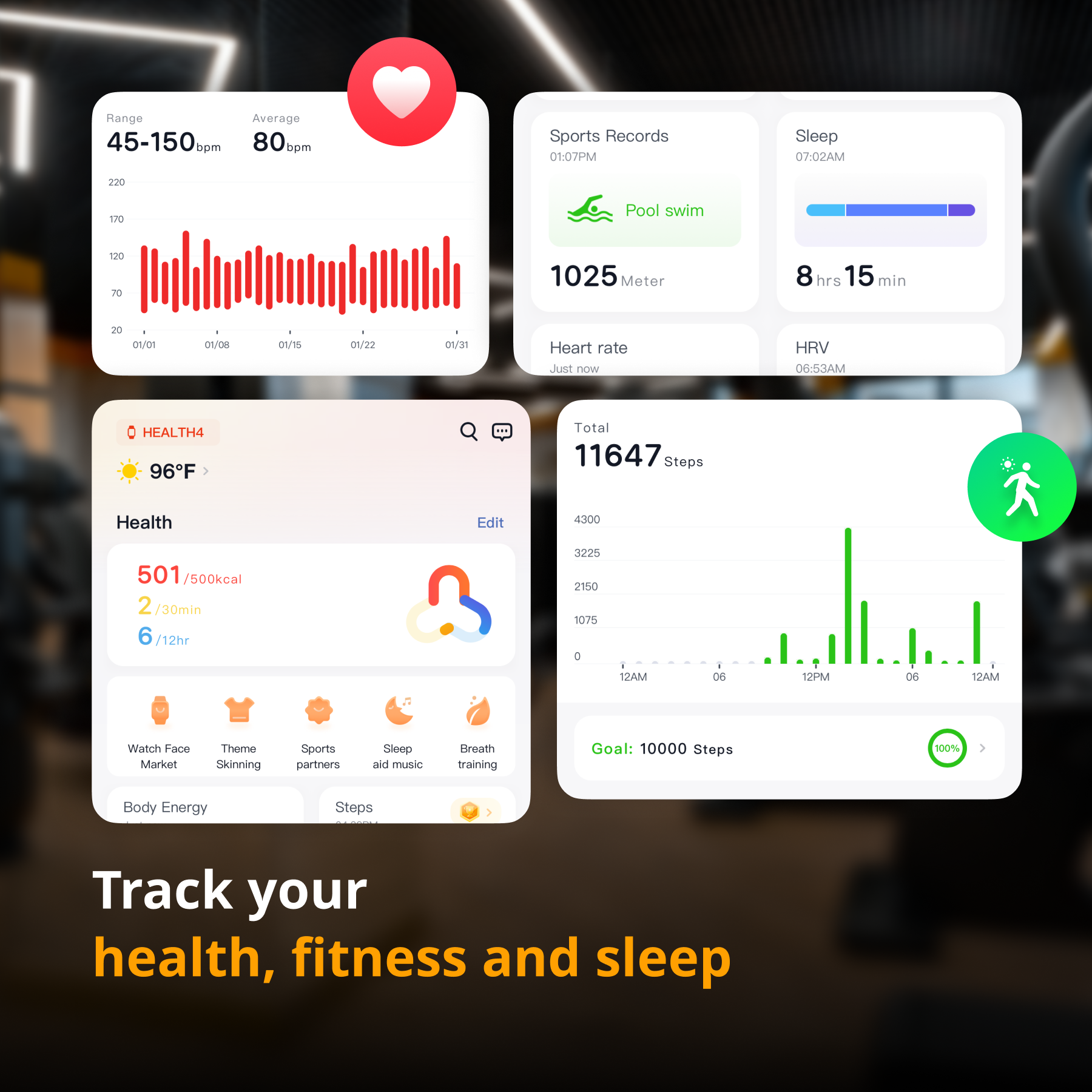 Hers & His Health Smartwatch 4 Duo