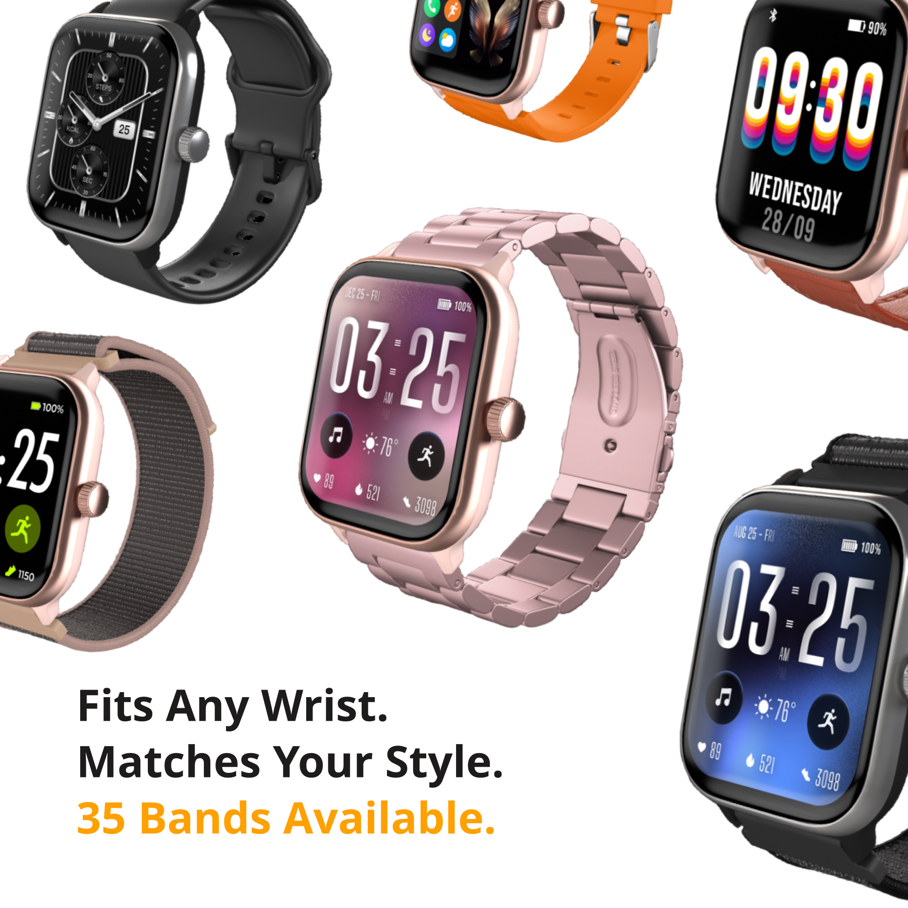 Hers & His Health Smartwatch 4 Duo