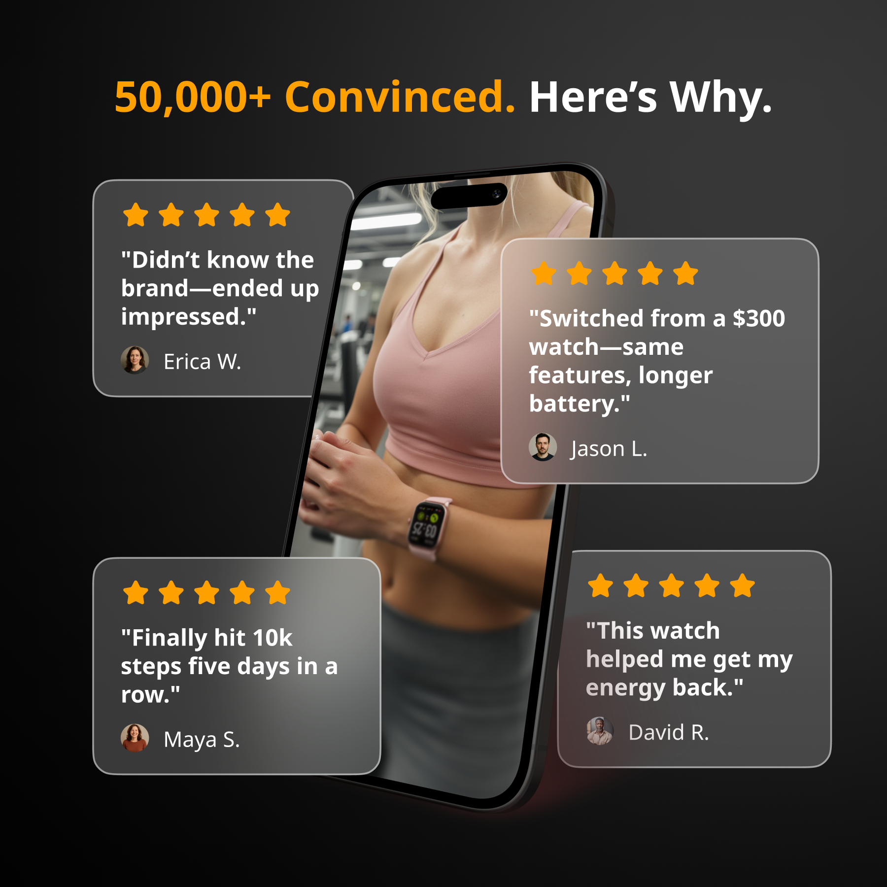 Hers & His Health Smartwatch 4 Duo