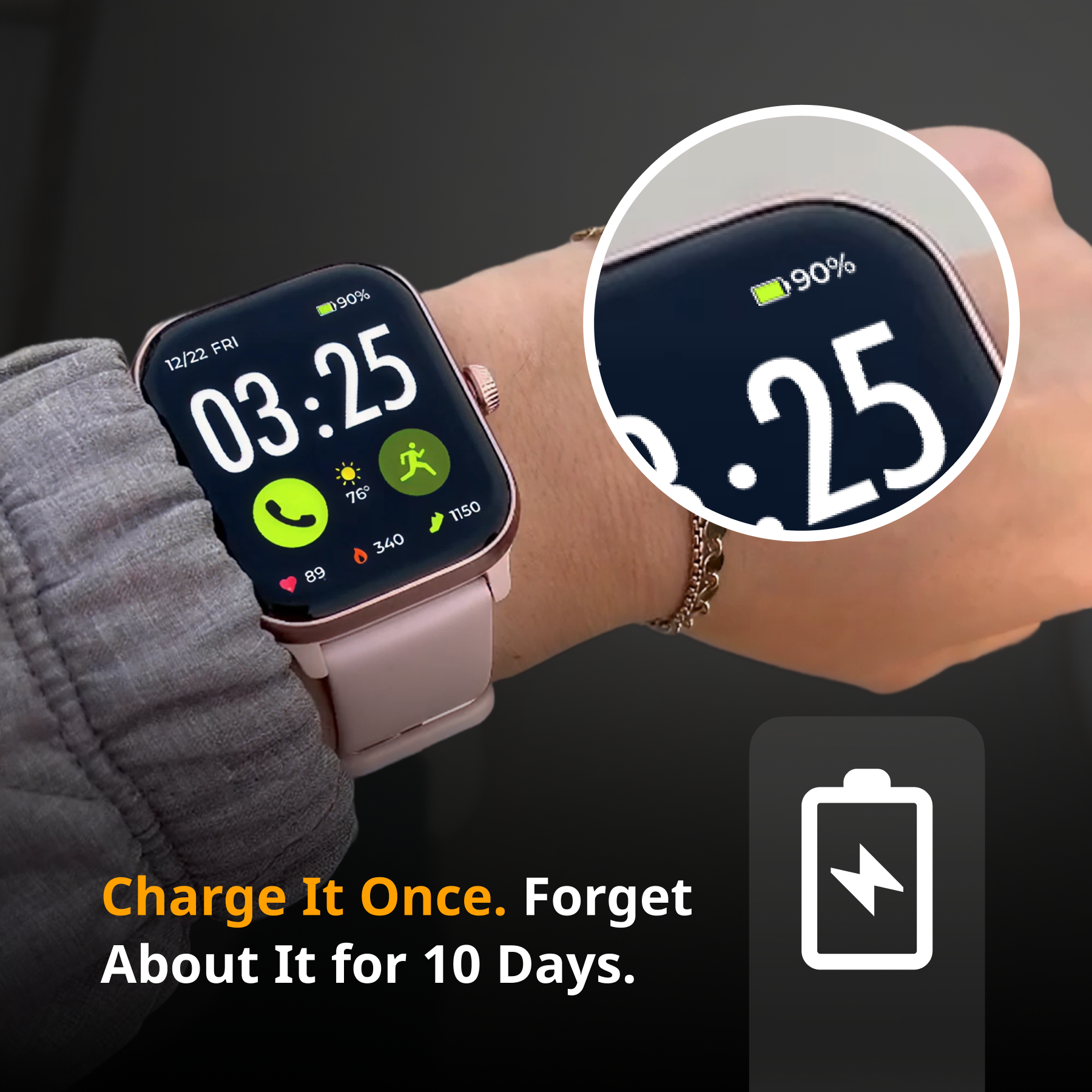 Hers & His Health Smartwatch 4 Duo