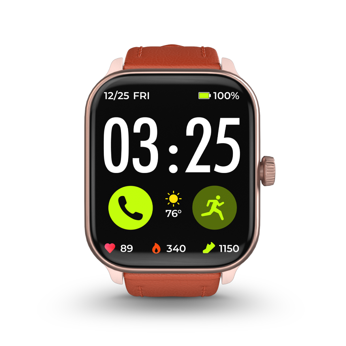 Leather Band for Health Smartwatch 4