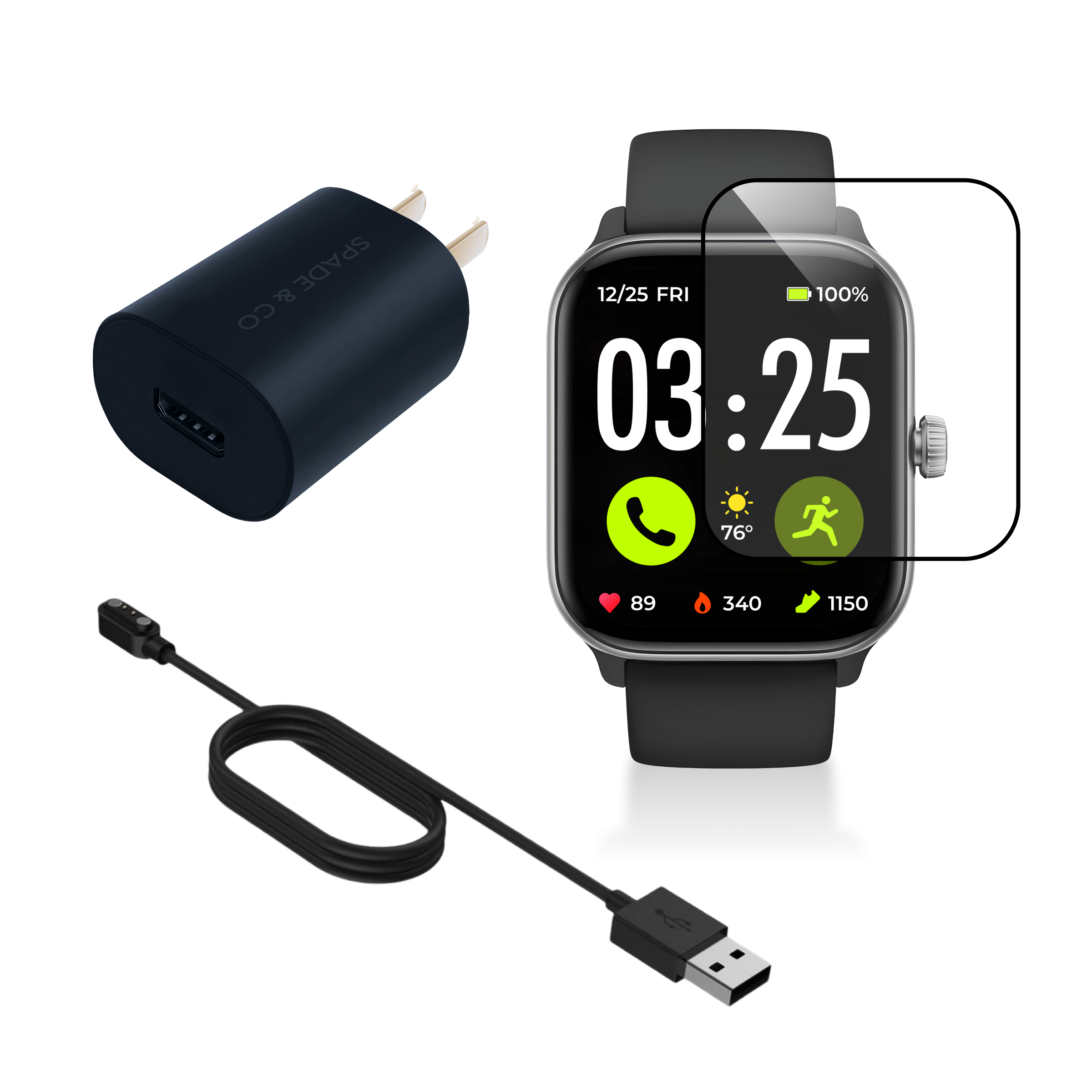 Power & Protect Bundle for Health Smartwatch 4