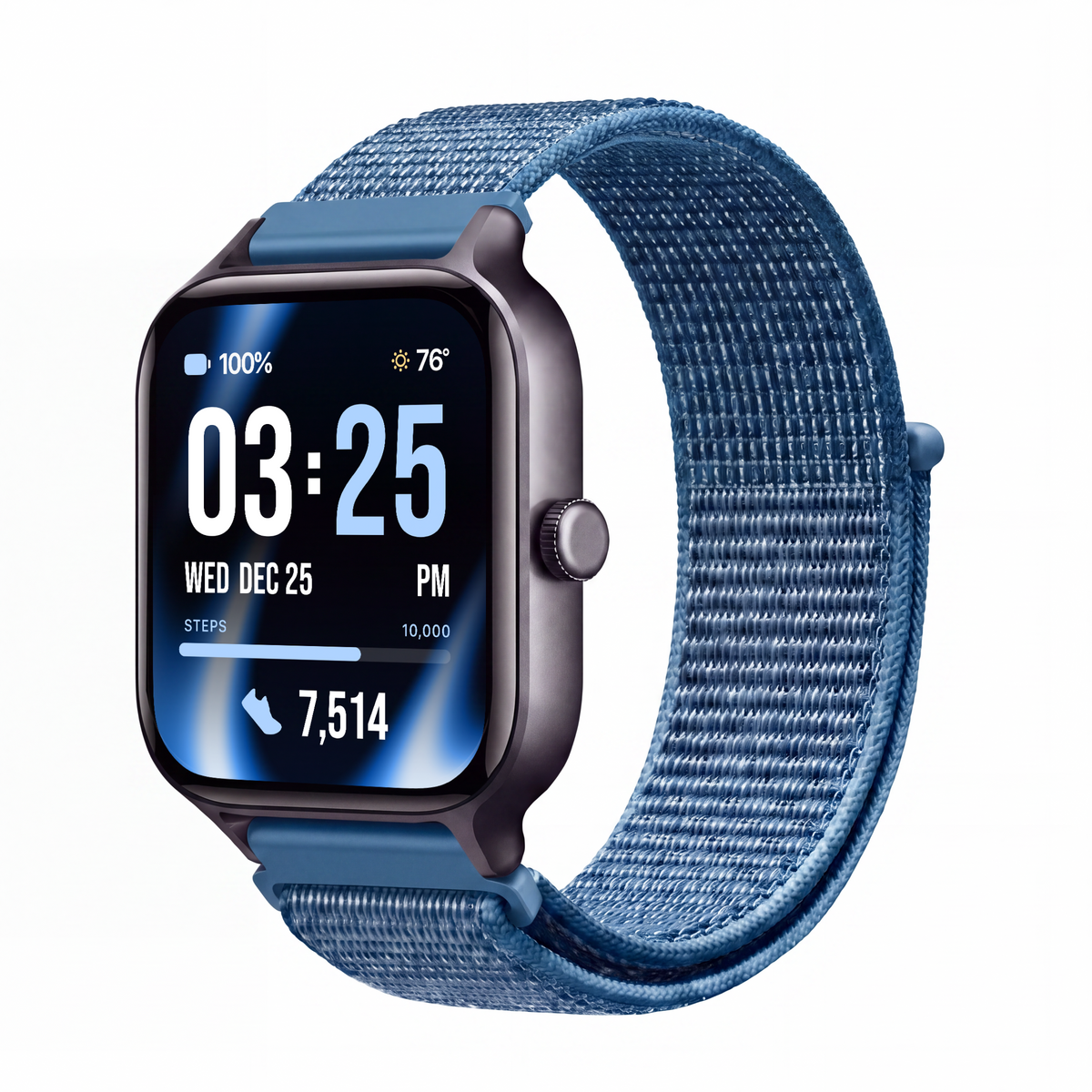 Braided Textile Band for Health Smartwatch 5