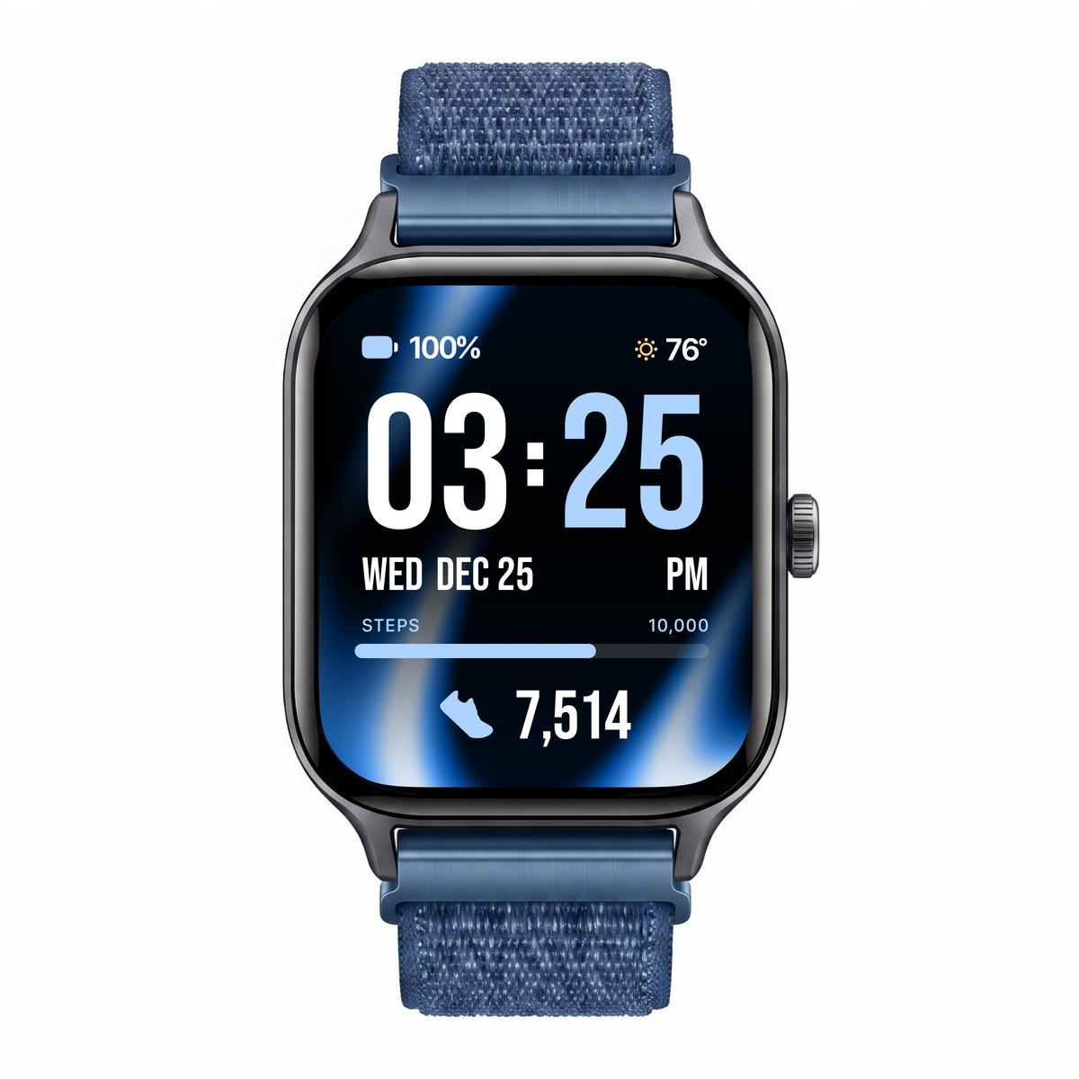 Braided Textile Band for Health Smartwatch 5