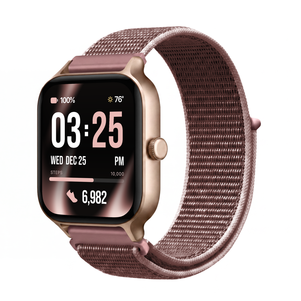 Braided Textile Band for Health Smartwatch 5