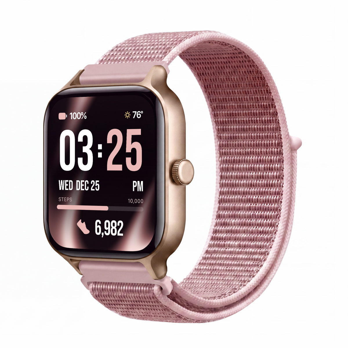 Braided Textile Band for Health Smartwatch 5