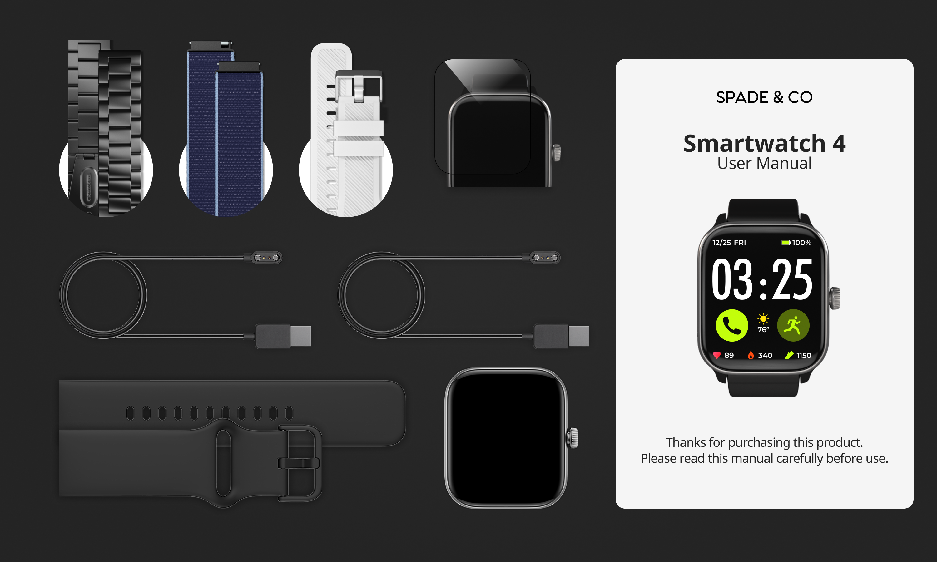 Health Smartwatch 4 Back-to-School Bundle