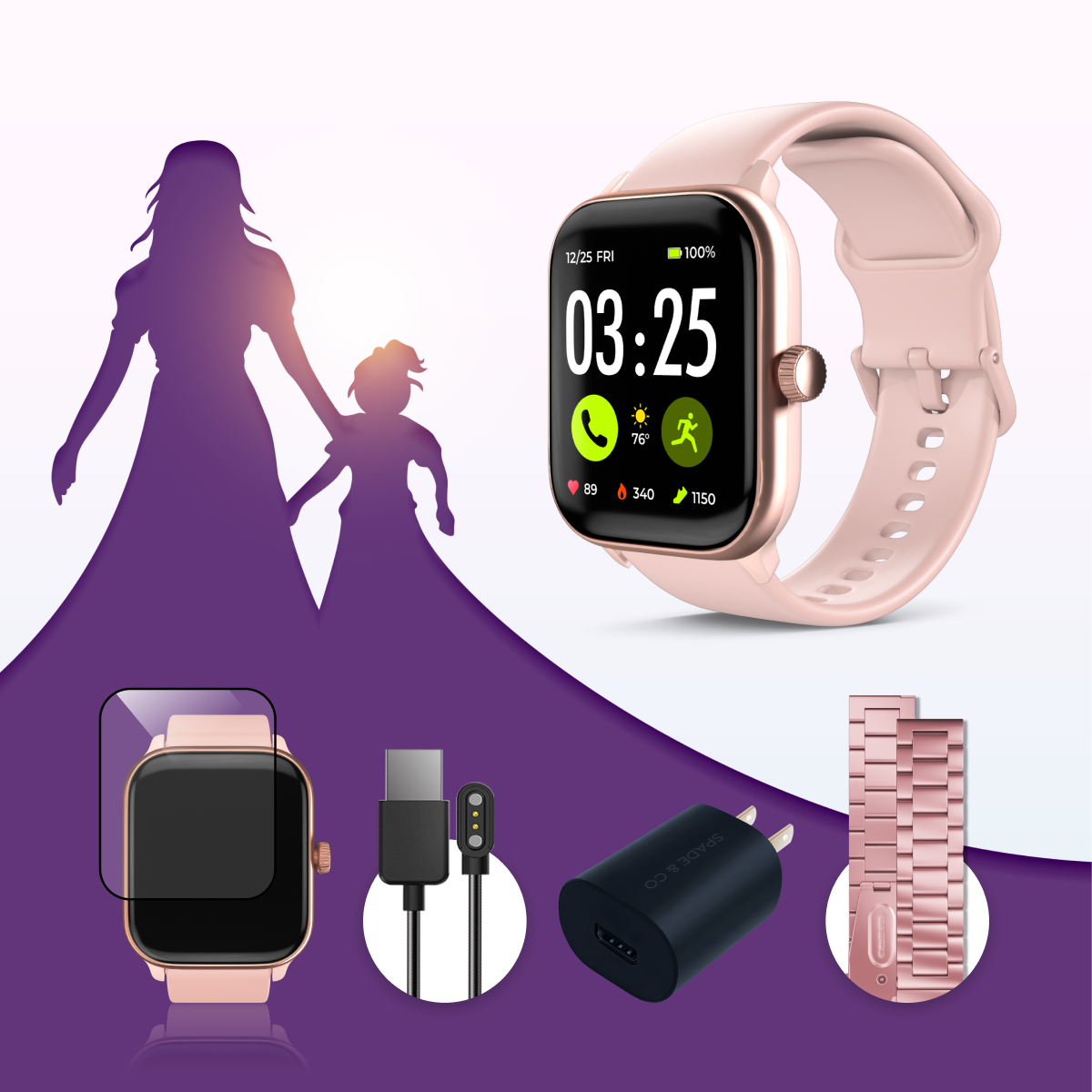 Health Smartwatch 4 Mother's Day Bundle