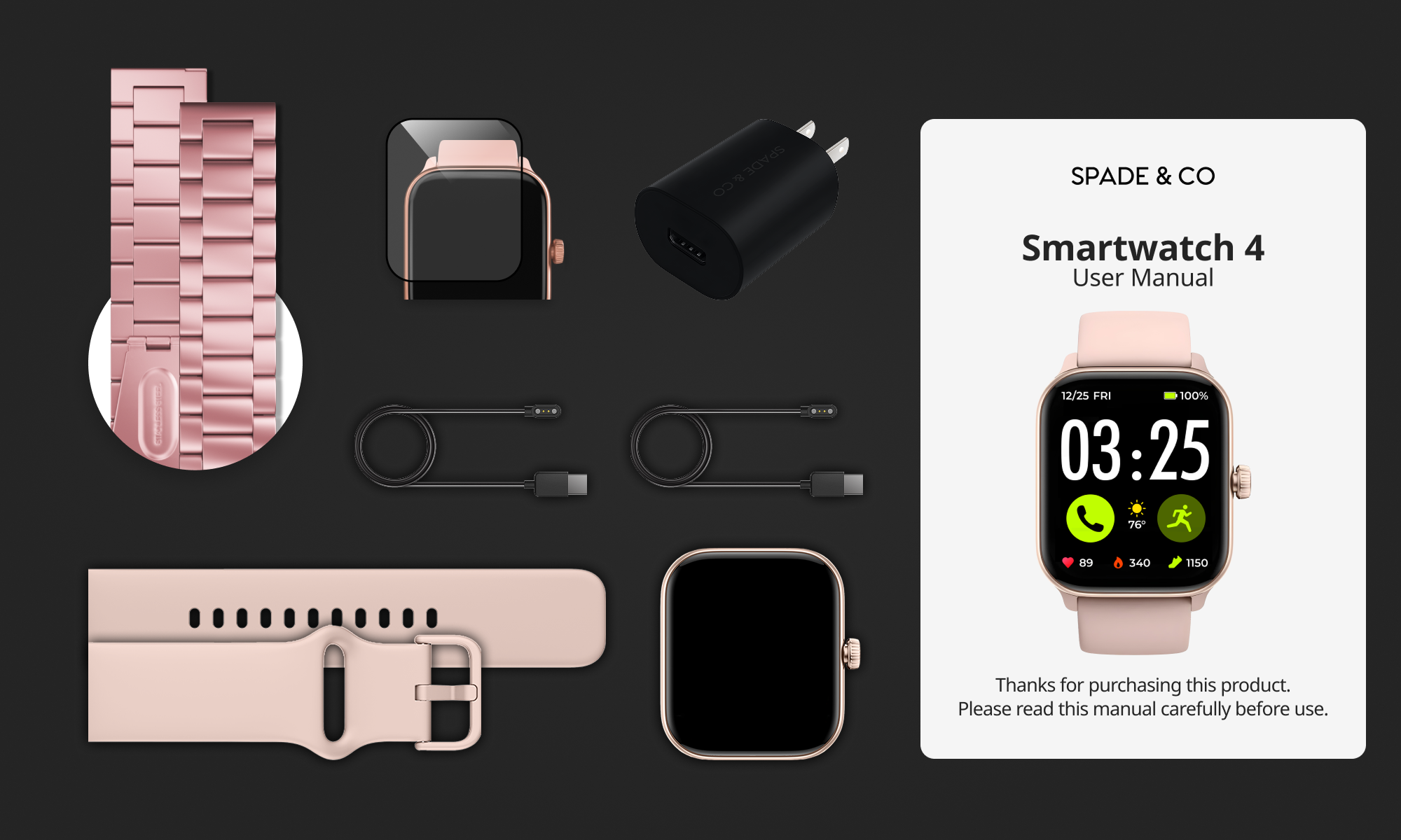 Health Smartwatch 4 Mother's Day Bundle