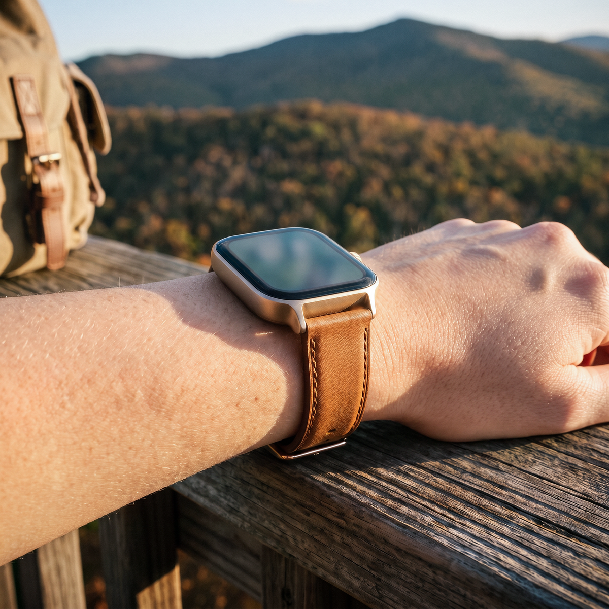 Leather Band for Health Smartwatch 5