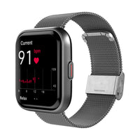 Silver Stainless Steel Band for Health Smartwatch 3